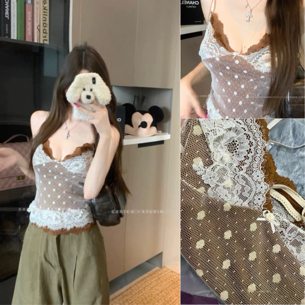 เสื้อลูกไม้ เสื้อผ้าแฟชั่น เสื้อ2ชั้น เสื้อสายเดี่ยว สินค้าแนะนำ — Pepsi Everything